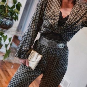 Vintage Winter Silks pajama set